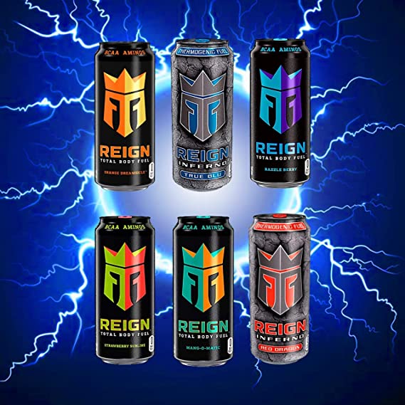 Reign Ultimate Body Fuel Energy Drink 16oz 12-Pack (Variety of Flavors) 